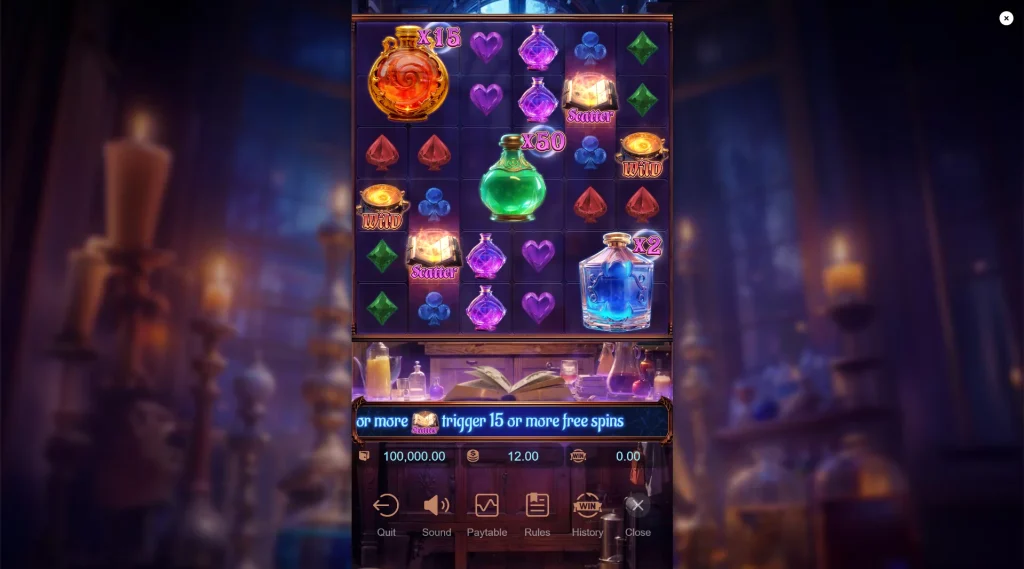Racikan Makin Gacor Mystic Potion di Slot Server Thailand!