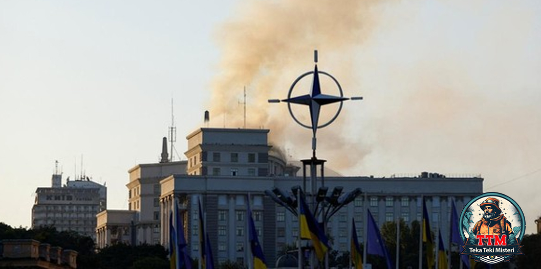 Rusia Lepas 805 Drone, Gedung Ukraina Terbakar Hebat