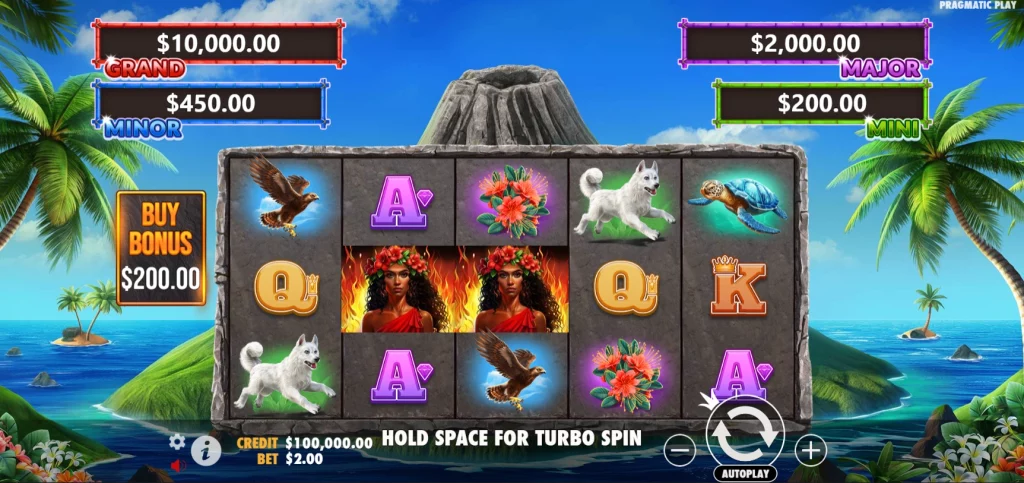 Volcano Goddess Bandar Manjain Panas