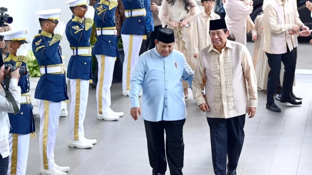 SBY Hadir 10! Prabowo Sambut Di Istana Pas Halalbihalal